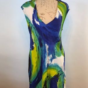 Jam's World Blue/Green Sheath Size Large